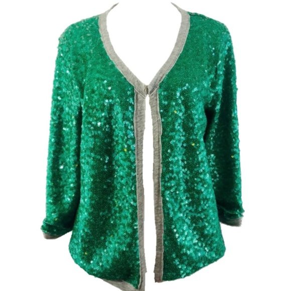 Calypso St. Barth Bruni Sequin Cardigan, Size XS - Picture 1 of 10